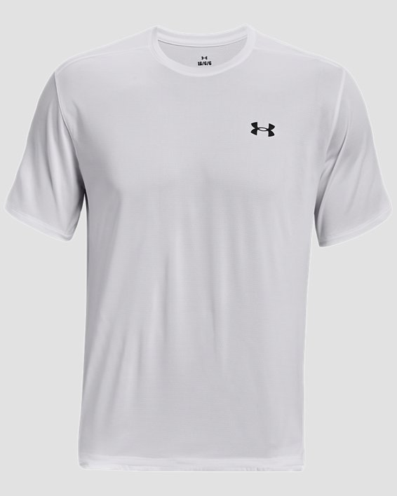 Men's UA Tech™ Vent Short Sleeve, White, pdpMainDesktop image number 4